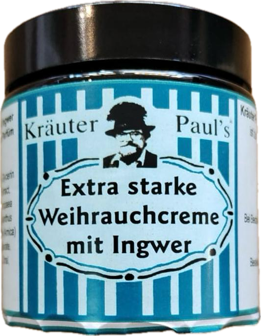 Extrastarke Weihrauchcreme mit Ingwer