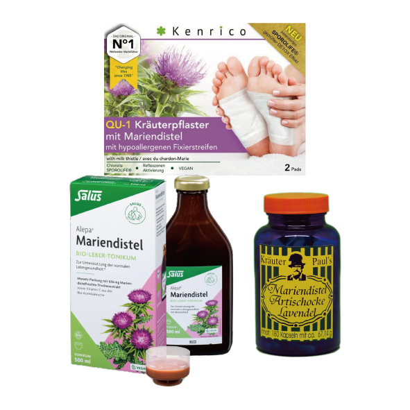 Komplette Leber und Stoffwechsel  Komplette Kur für 1 Monat zum Aktionspreis €59,90