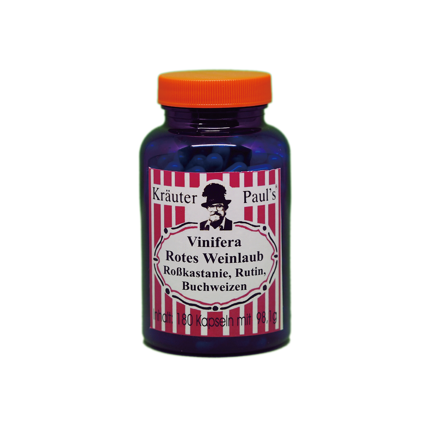 Vinifera Kapseln Weinlaub, Buchweizen, Rutin Kapseln