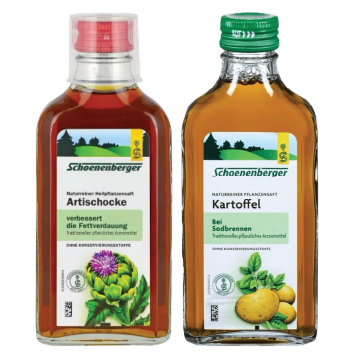 Aktionspaket Kur  Kartoffelsaft und Artischockensaft