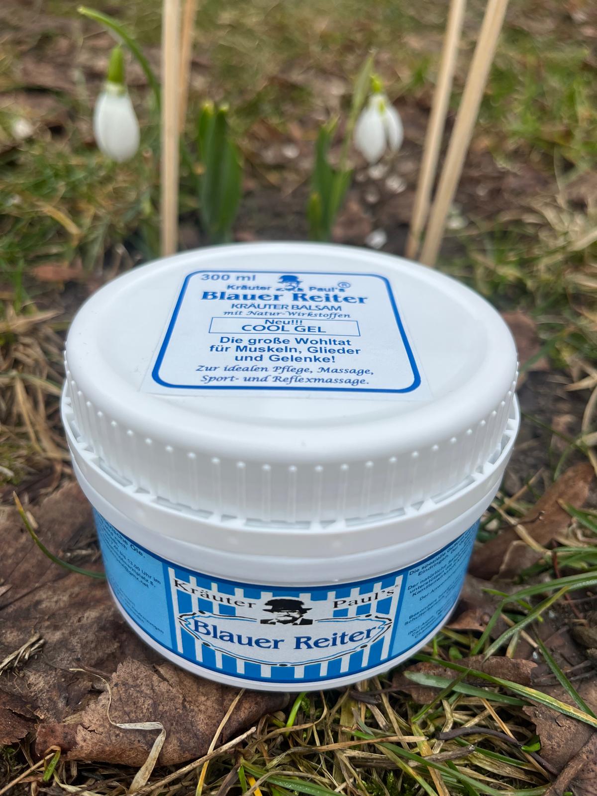 Blauer Reiter – Intensiv Kühlgel mit ätherischen Ölen